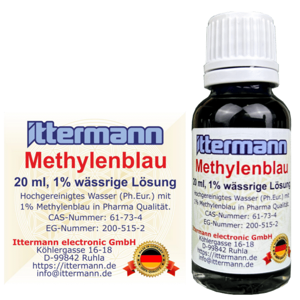 Ittermann Methylenblau 1% 20 ml mit Etikett